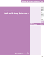 DGII SERIES: HOLLOW ROTARY ACTUATORS